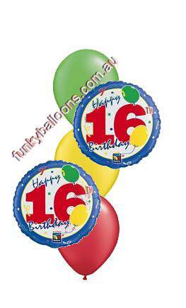 (image for) Happy 16th Birthday Bouquet