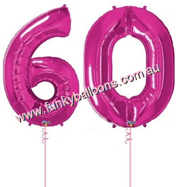 (image for) 60 Megaloon Numbers (Choice of Colours)
