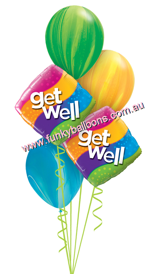 (image for) Get Well Colourful Bouquet - Click Image to Close