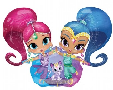 (image for) Shimmer & Shine Airwalker Balloon - Click Image to Close