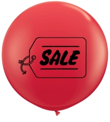 Round Latex ~ Red Sale (Float time 48 hrs)