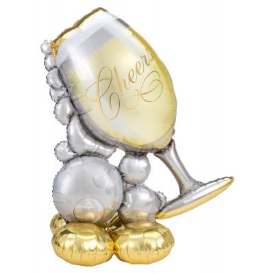 (image for) Bubbly Wine Glass Airloonz